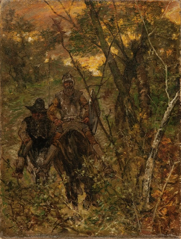 Don Chisciotte e Sancho Panza (1900 circa)